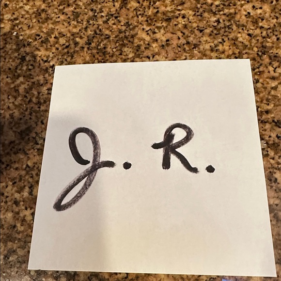 Vintage enamel bangle bracelet. Inside is gold tone. Measures 2 1/2” across. - Picture 4 of 4